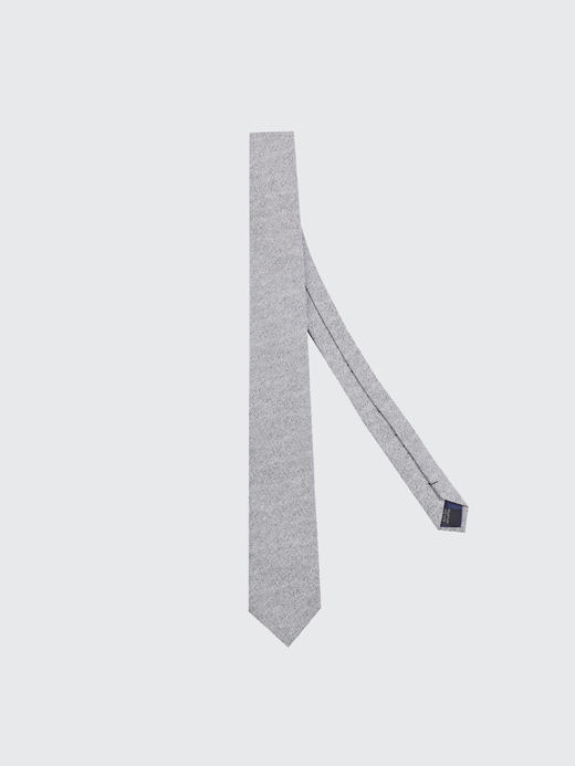 callisto灰色桑蚕丝混纺领带 SNCTE002GY 商品图1