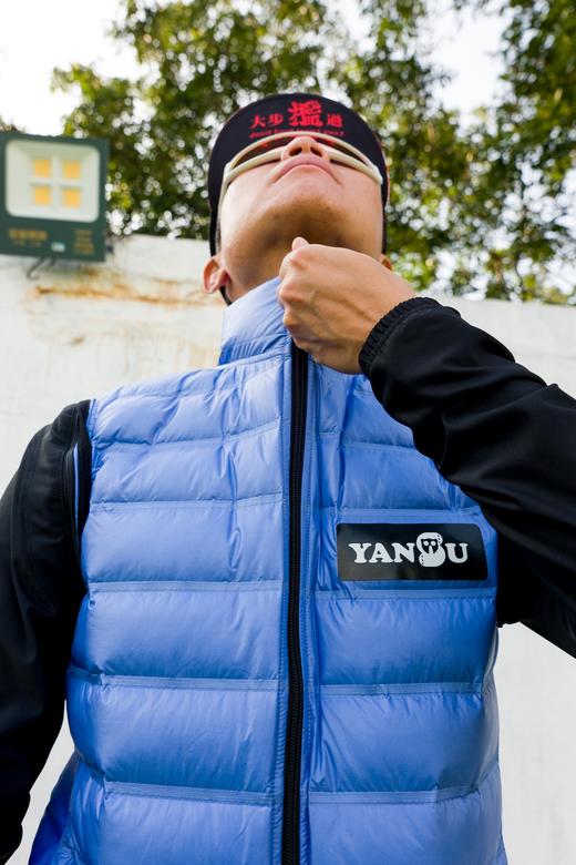 严素紫定能行羽绒保暖马甲，男女通款，可加装长袖，保暖，严素态度 商品图12