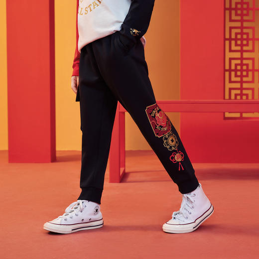 CONVERSE 春 大童小童婴童 儿童童装长裤 CNVB-F7-F807 商品图4