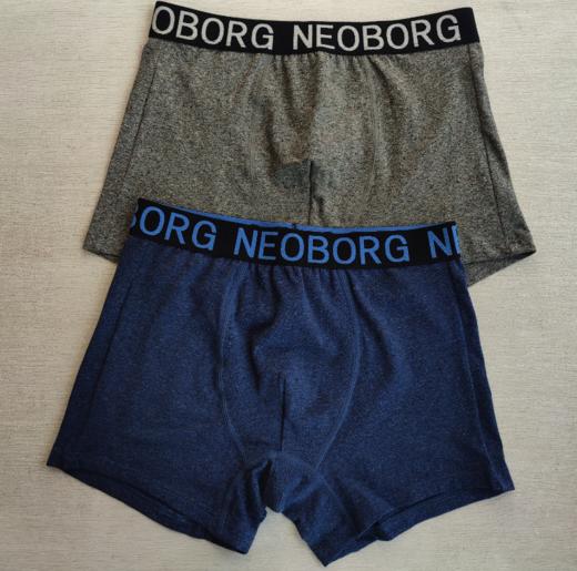 IY-76A男式时尚橡筋AB纱棉平角裤（二枚组） 商品图4