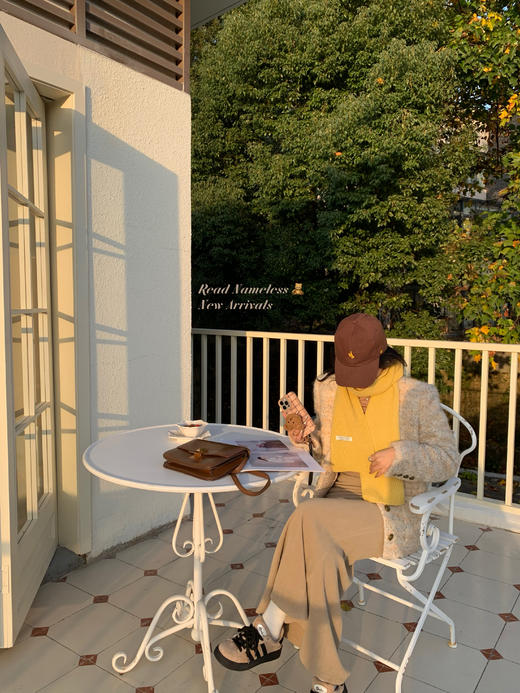 Read Nameless /韩国简约针织围巾 商品图7