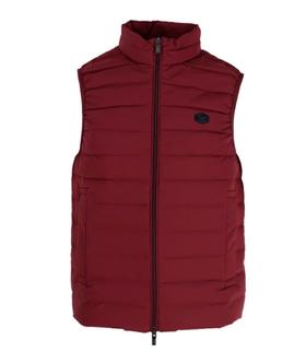 E ARMANI 羽绒马甲男  8N1BQ11NLRZ-0397 TAWNY PORT.100%POLYESTER