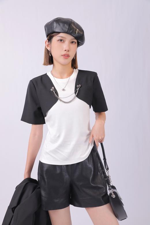 3BAF095276#假两件T恤 商品图0