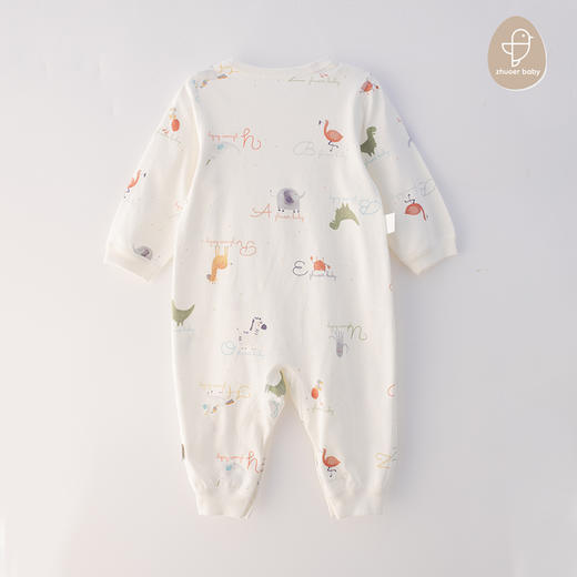 【春秋贴身连体衣】卓儿宝宝打底衫纯棉家居服婴儿连体哈衣适合3个月-2岁 商品图1