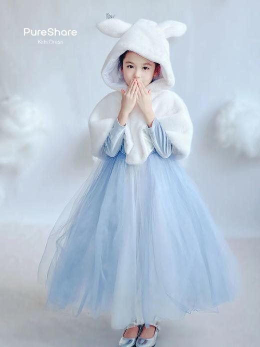PureShare 冬日百搭小神器 雪兔斗篷 商品图1