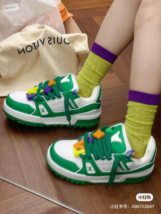 Louis Vuitton 走秀款胖trainer 绿色（原厂版本） 商品图0