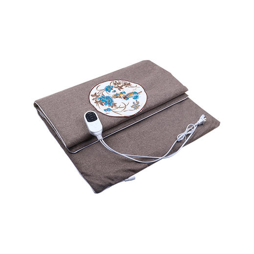 灸电热毯-美容床尺寸，选择好温度和时间，躺上去后背暖暖的，全身也热起来，还有艾绒清香味，方便、卫生、原价128会员价96元 商品图4