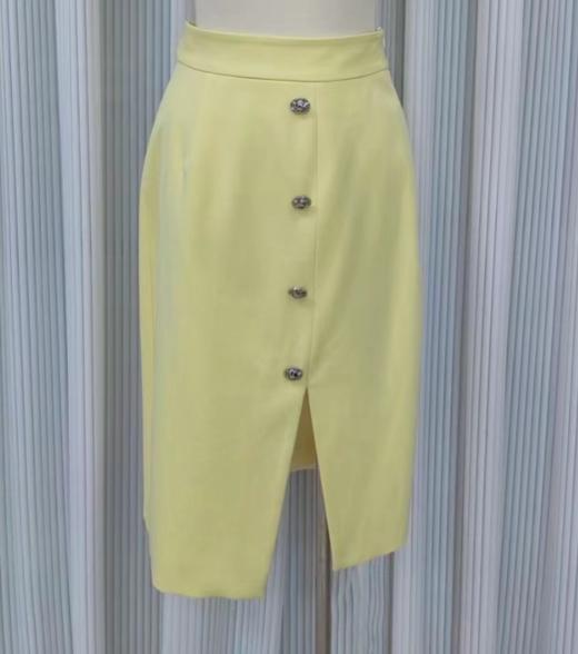 7G23048#设计师款开衩半身裙 商品图0