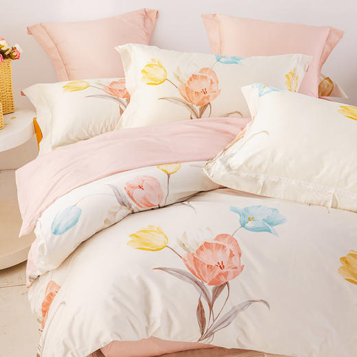 多喜爱 全精梳棉温馨花卉三/四件套 亦梦cs 商品图2