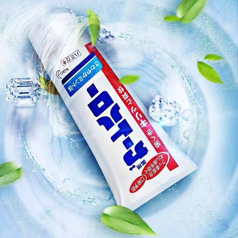日本花王防蛀牙膏165g/112362 深层泡沫颗粒清新口气