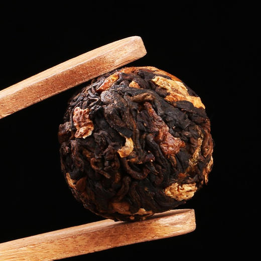 吉顺号陈皮普洱熟茶龙珠2019年珍藏老茶20颗精美罐装 商品图2