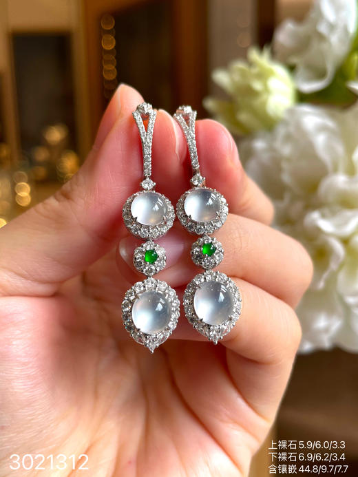 3021312，蛋面耳坠。具体价格微信咨询 商品图6