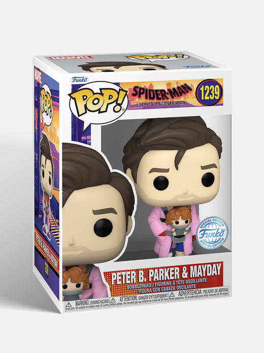 Funko POP Vinyl S-M:ATSV POP 16美漫 蜘蛛侠：纵横宇宙POP公仔蜘蛛侠与婴儿限定款手办 66177 商品图3