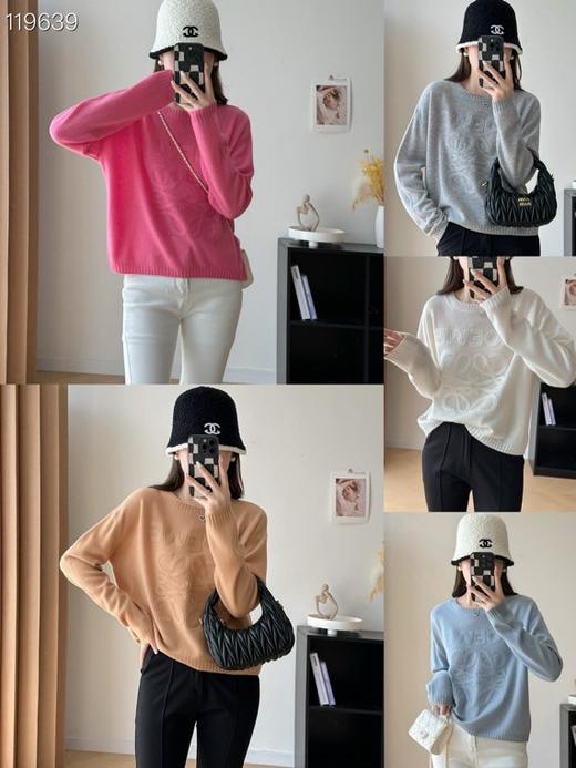 女圆领羊绒毛衣9639 商品图7
