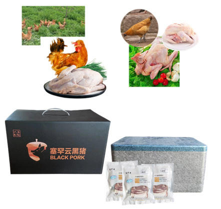 礼盒 | 北京油鸡黑猪肉礼盒 商品图0