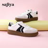 Safiya/索菲娅2024春新款潮流拼色百搭休闲复古绒面软底德训鞋 SF41112039 商品缩略图3