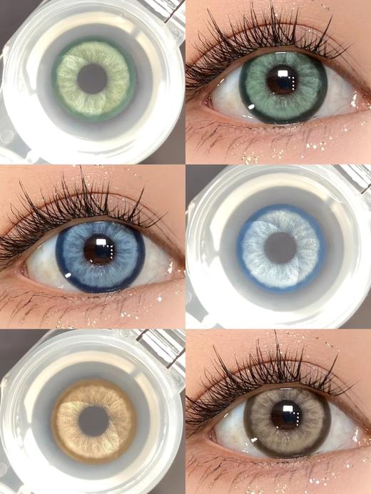 Paprikacon 狼眼契约/蛇目禁咒/猫瞳印记 14.5mm 半年抛 蓝/绿/棕 商品图0