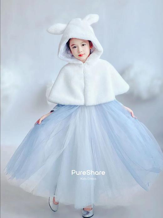 PureShare 冬日百搭小神器 雪兔斗篷 商品图2