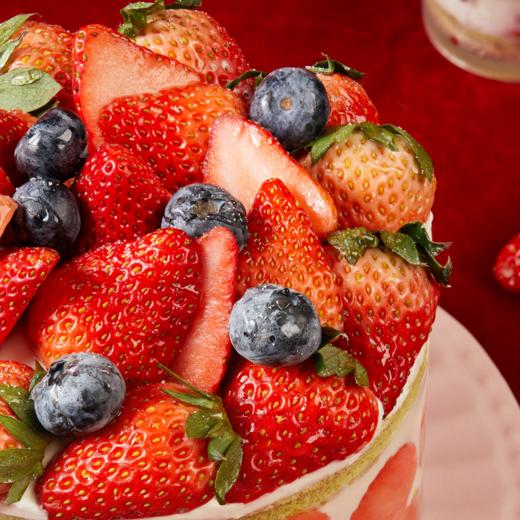 【会员券专用】草莓满贯裸蛋糕 商品图2