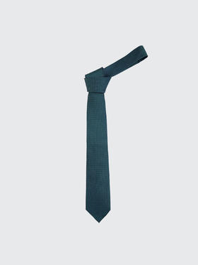 callisto绿色全桑蚕丝领带 SOCTE001GR