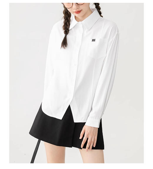 裁缝学苑AS151POLO领长袖衬衫纸样女装秋季内搭打底叠穿衬衣上衣样板 商品图3
