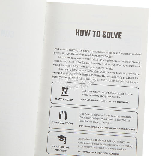 【中商原版】谋杀 解决100个案件之谜 逻辑谜题 Murdle Solve 100 Devilishly Devious Murder 英文原版 G T Karber 悬疑游戏 商品图2