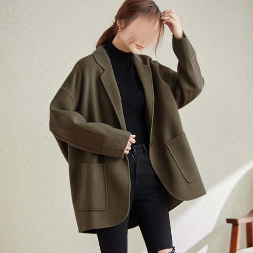 裁缝学苑AS152双面羊毛大衣纸样女装中长款新款阔版毛呢外套版型 商品图5