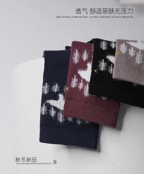 SL竹纤维女士时尚毛圈长筒抗菌女袜2933