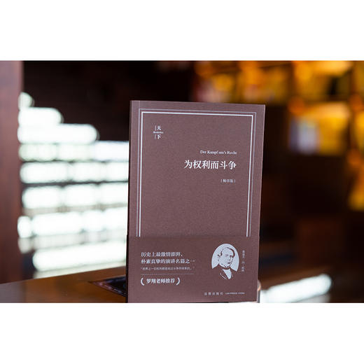 为权利而斗争（畅享版）（德）鲁道夫·冯·耶林著 刘权译 法律出版社 商品图1