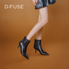 DFuse迪芙斯冬季新款羊皮尖头细高跟短靴时装靴DF34116109 商品缩略图8