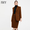 IWY/优雅复古秋冬加厚毛呢西装套裙秋冬长袖修身职业装两件套CS13402 商品缩略图0