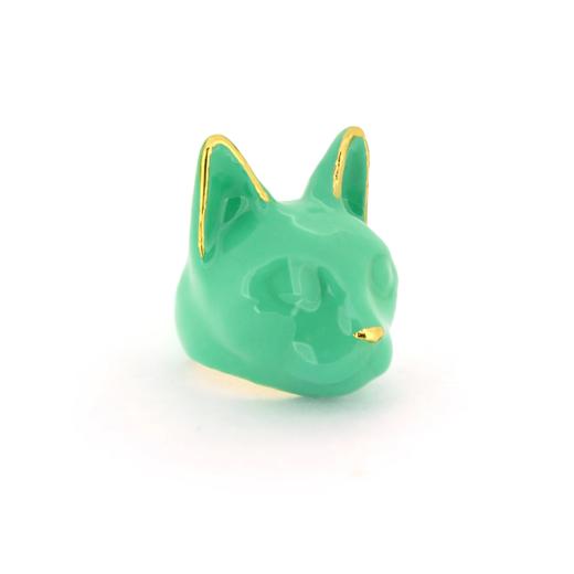 在途3周到｜GOOD AFTER NINE-Emerald Cat-翡翠绿 猫咪 戒指［泰国设计师］ 商品图1