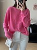女圆领羊绒毛衣9639 商品缩略图1