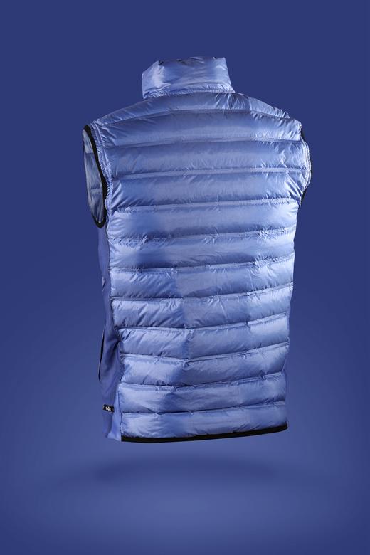 严素紫定能行羽绒保暖马甲，男女通款，可加装长袖，保暖，严素态度 商品图3