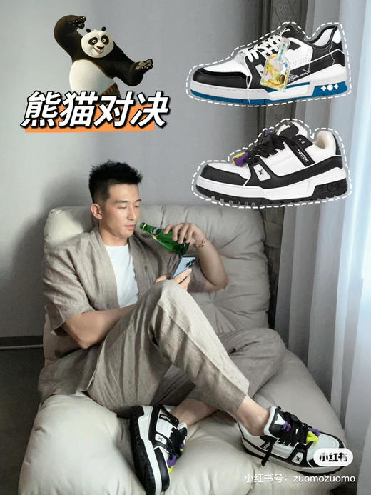 Louis Vuitton 走秀款胖trainer 黑白色（原厂版本） 商品图4