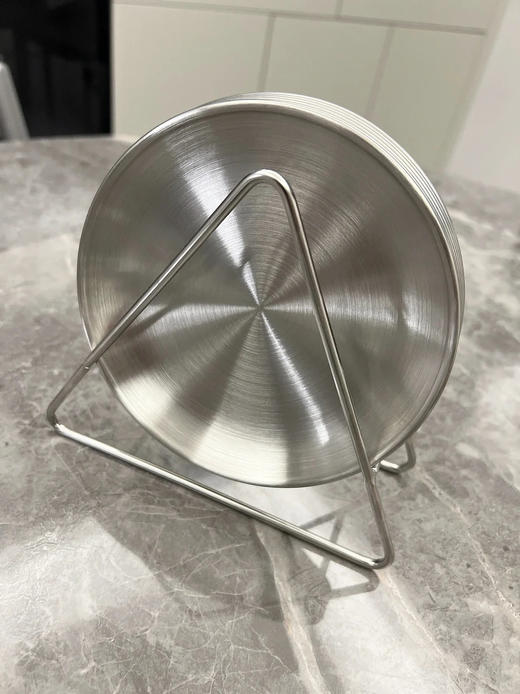 【MAYNOS不锈钢骨碟】❗️6个不锈钢碟子➕1个底座❗️29.9💰 备菜盘/蘸料碟/水果盘/零食盘/一碟多用 ✅大尺寸17X17cm，容量大  商品图9