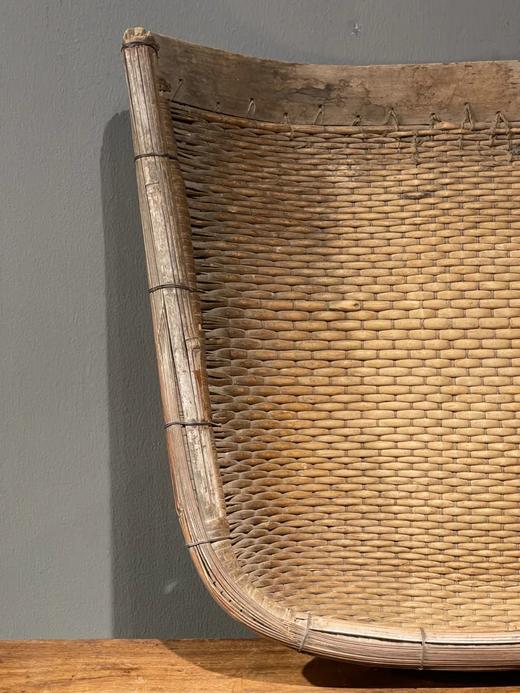 竹架蒲草编老簸箕，顺丰包邮 商品图9