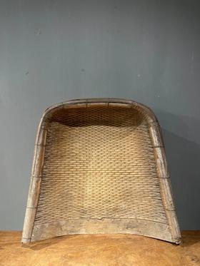 竹架蒲草编老簸箕，顺丰包邮