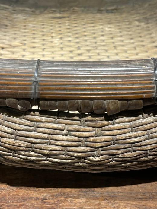 竹架蒲草编老簸箕，顺丰包邮 商品图7