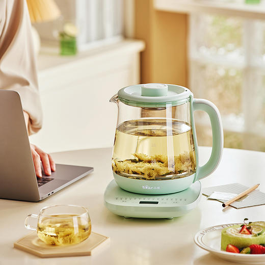 【小程序】小熊(Bear)养生壶 煮茶器 煮茶壶 1.5升大容量电热水壶茶壶煮水壶烧水壶 办公室多功能迷你恒温水壶花茶壶 YSH-E15P8 商品图2