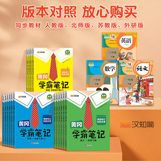 【2024春下册】黄冈学霸笔记小学1-6年级语数英全套 商品图4