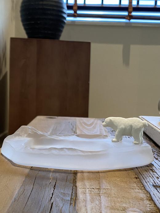 城喧 北极熊玻璃烟灰缸 商品图2