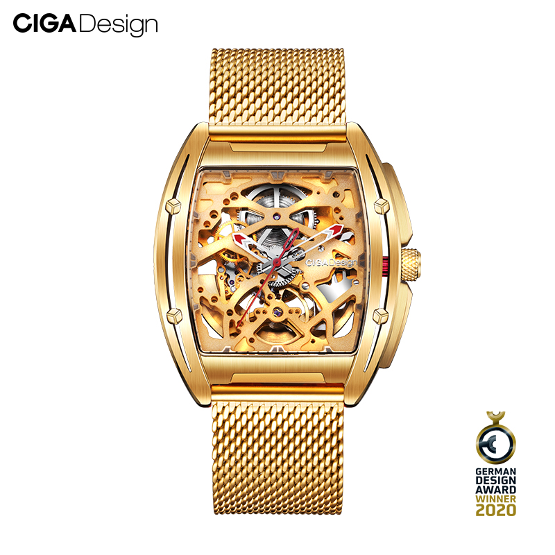 CIGA design玺佳机械表·Z系列 金色版