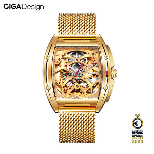 CIGA design玺佳机械表·Z系列 金色版 商品图0
