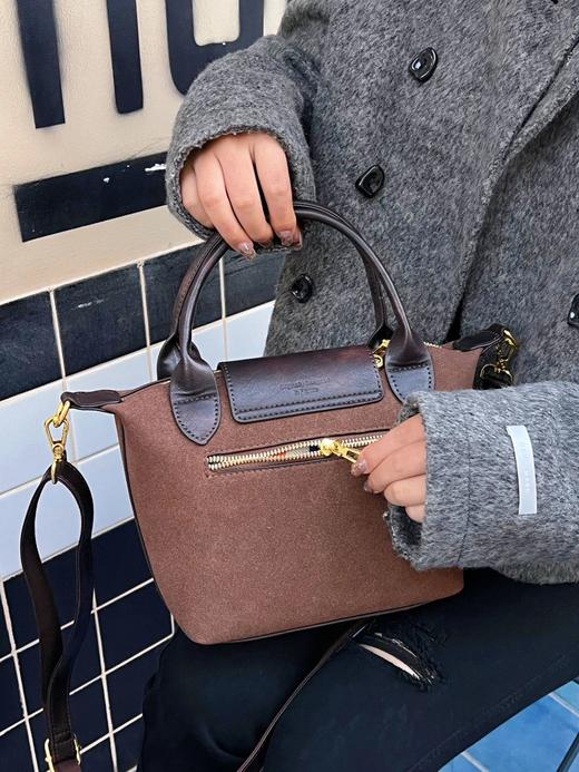 MISHIL全皮信封包/MISHIL全真皮配肩带饺子包 商品图6