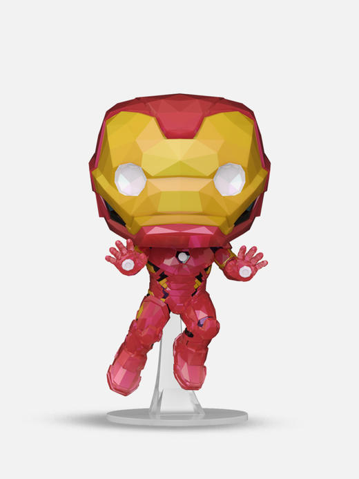 Funko POP Marvel D100 Iron Man(Facet)美漫 漫威英雄钢铁侠手办 69050 商品图3