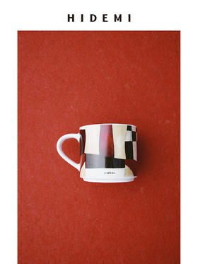 HIDEMI 节日系列“红色的房间”手绘印花限定马克杯