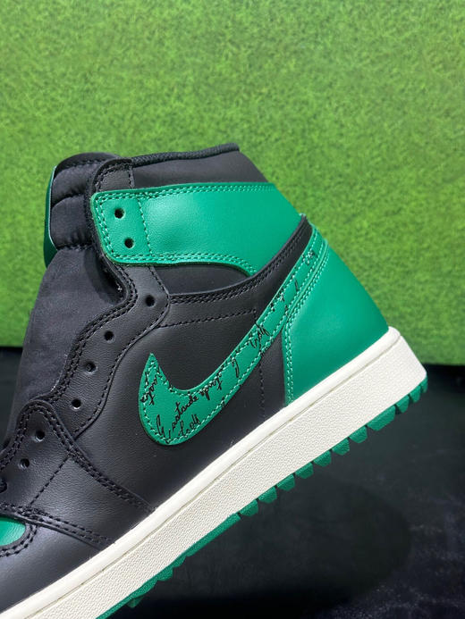 秋冬特惠💰500 公司级 # Air Jordan 1 High Golf 潮流舒适 减震耐磨高帮 复古篮球鞋 男款绿黑 商品图8