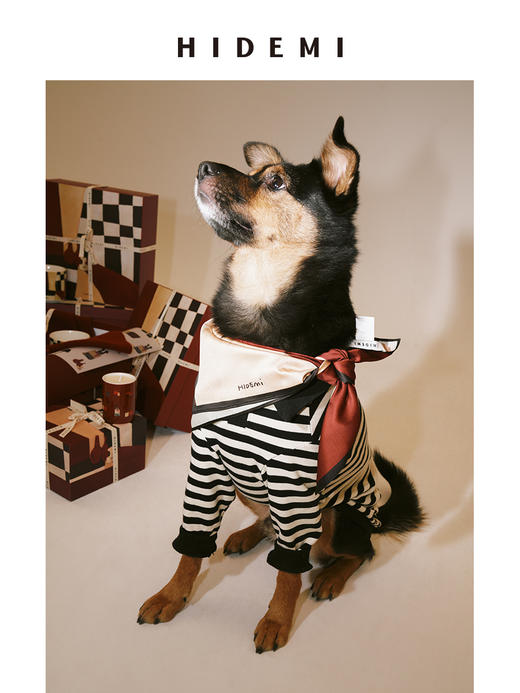 HIDEMI 节日系列“红色的房间”手绘印花限定丝巾 商品图3