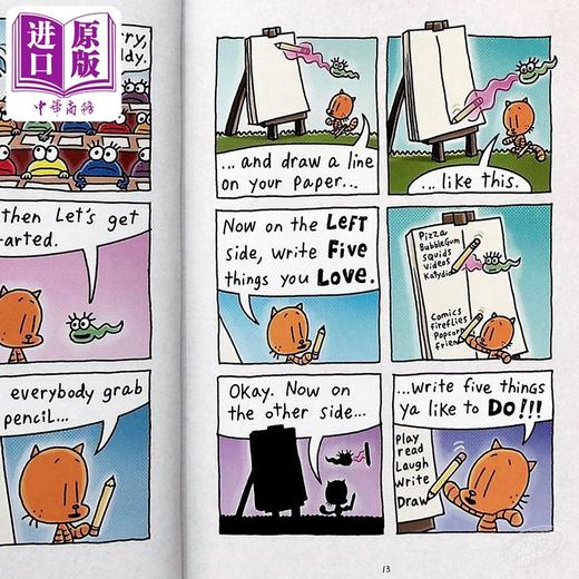 【中商原版】神探狗狗番外 小彼蒂漫画俱乐部3册 Cat Kid Comic Club 狗狗侦探作者Dav Pilkey 桥梁书图像小说英文原版7岁以上 商品图2